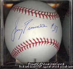 Jimmy Piersall Signed MLB Baseball Boston Red Sox #37  