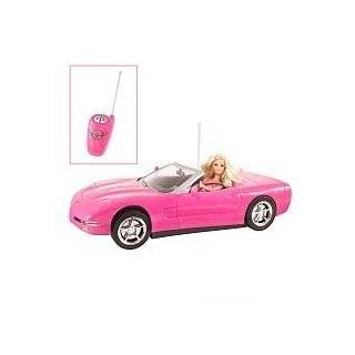  Barbie Light Pink Corvette Convertible Car & Doll Set 