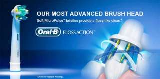  Oral B / Braun EB25 Floss Action Replacement Toothbrush Heads 3 Pack