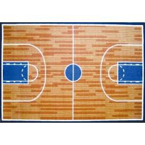 LA Rug Basketball Court Rug 19x29