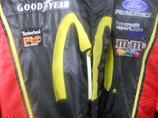 your bidding on the race used impact mcdonals racing 3 pc driver suit 