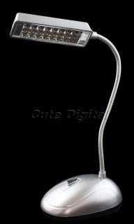 New Mini 24 LED Light Table Desk Reading Lamp w/Switch  