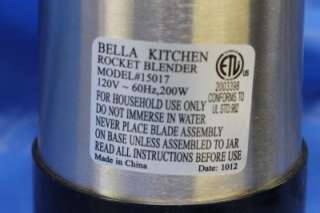   Stainless Steel Rocket 2 Blender not magic bullet 829486150173  