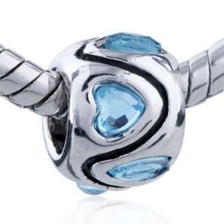   Swarovski Crystal Bead Fits Pandora Beads Charm Bracelet Pugster
