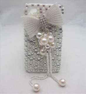 PG94 Bling blingy Pearl butterfly hard back case cover for iphone 4 4S 