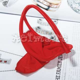 SEXY mens C string Thong Invisible Underwear Pouch RED  