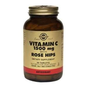  Vitamin C 1500 mg with Rose Hips 90 Tablets Health 