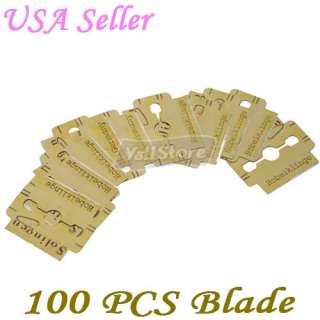 100 Pcs Blades For Foot Rasp Callus Skin Remover Shaver  