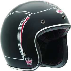   Skratch Matte Pin Stripe Custom 500 Cruiser Motorcycle Helmet   Large