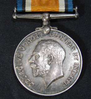 WW1 Canadian BWM War Medal, British Columbia Regiment  