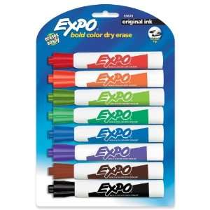  Expo Dry Erase Marker,Marker Point Style Chisel   Ink Color Black 