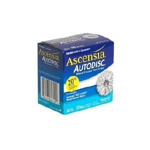  Ascensia Auto Disc Blood Glucose Test Strips 100s Ct 