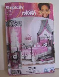   Pattern 4071 Thats So Raven Room Decor Curtains Pillow Canopy  