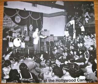 1943  1944 HOLLYWOOD CANTEEN ~ EDDIE CANTOR ENTERTAINING THE TROOPS 