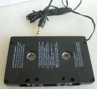 New Car Cassette Tape Adapter Transmitter for  MP4 CD Black vw 