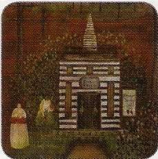 Coasters   Log Cabin Church   Carol Endres   Legacy  