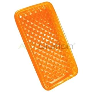 Gel Skin Cover Case For iPod Touch 2nd 3rd Gen Orange  