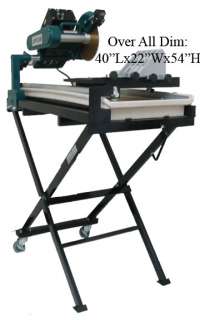 27 Tile Saw Cutter Ceramic Marble Slate Stone Pavers   2.5HP
