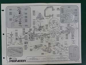 PIONEER MODEL P26E CHAINSAW ILLUSTRATED PARTS DIAGRAM MANUAL CHAIN SAW 