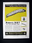 Bakers Chemicals DDT Mosquito Insecticide 1946 Ad  