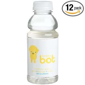 Bot Lemon Fortified Water, 12 Ounce Bottle (Pack of 12)