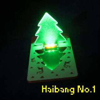   Card Light Christmas Tree Folding Card Pocket Night Light Lamp GIFT