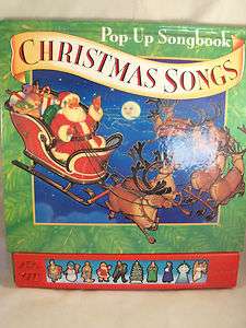 Christmas Songs Pop Up and Songbook by Wayne Parmenter (1994 