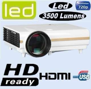   720P 3500lumens HD LCD led projector multimedia home theater Projector