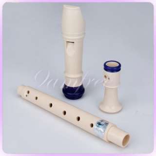 33cm Soprano Descant Recorder 3 piece +Cleaning rod New  