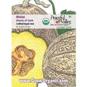  Organic Melon Seed Pack, Hearts of Gold Patio, Lawn 