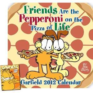  Garfield 2012 Calendar & Playing Cards Gift Set Office 