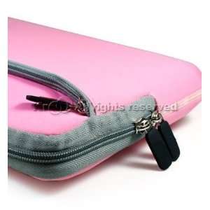 Kroo Pink Neoprene Sleeve Carrying Case Cover for Toshiba NB505 N508BL 