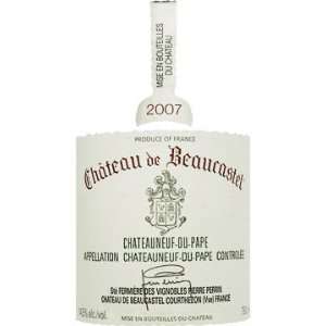  2007 Beaucastel Chateauneuf du Pape 750ml Grocery 