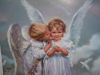 VERY CUTE KISSING ANGELS 39 REFRIGERATOR MAGNET COVER 19545  
