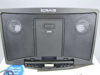 iCRAIG FOLDABLE iPOD Speaker System CMA3049 w/ Box  
