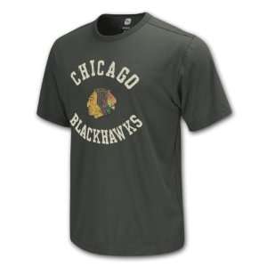 Ccm Chicago Blackhawks Vintage Applique Jersey T Shirt 