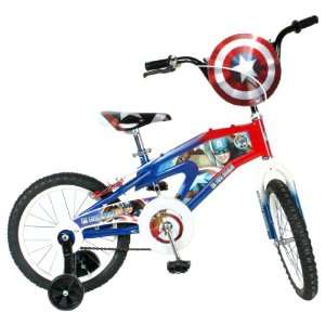  Captain America 16 Inch Bike Bicycle (White/Red) Sports 