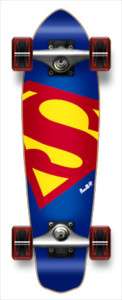 Superman Complete Longboard MICRO Cruiser skateboard  