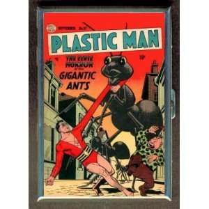   EISNER PLASTIC MAN 37 COMIC BOOK ID CIGARETTE CASE 