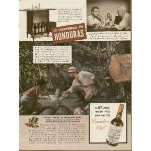  It Happened In Honduras, 1941 Canadian Club Whiskey ad 