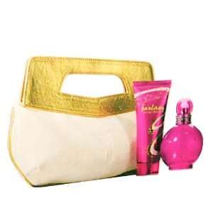   oz + GOLD HANDLE WHITE CLUTCH BAG) By Britney Spears   Womens Beauty