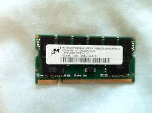 Sony VAIO PCG K45 512mb DDR PC2100 Ram Memory  