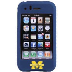   Wolverines Navy Blue NCAA Silicone iPhone Cover