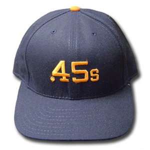  MLB HOUSTON COLT 45 45s BLUE HAT CAP FITTED 7 1/8 NEW 