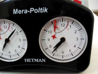 NEW HETMAN Mechanical CHESS CLOCK TIMER  