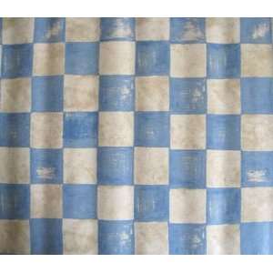 Blue Checkered Contact Paper 