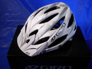 new 2011 giro xar mountain bike helmet matte white with gray bars 