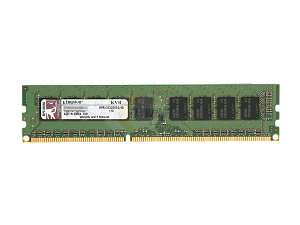   SDRAM DDR3 1333 ECC Unbuffered Server Memory Model KVR1333D3E9S/4G