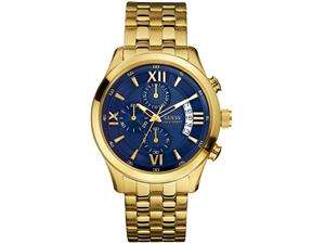   GUESS Chronograph Gold  Tone Stainless Steel Mens Watch U16527G1