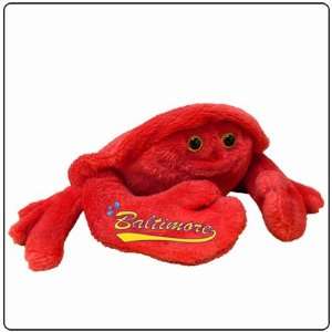    Baltimore Souvies Plush Red Crab Stuffed Animal Toys & Games